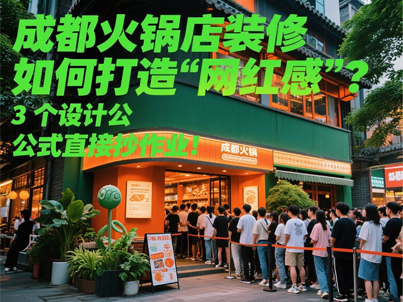 成都火鍋店裝修如何打造“網(wǎng)紅感”？3個(gè)設(shè)計(jì)公式直接抄作業(yè)！