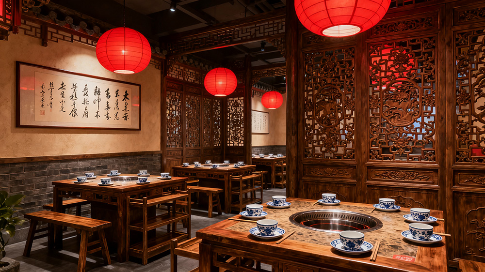 火鍋店中式裝修一平米大概要多少錢？全解析來了！