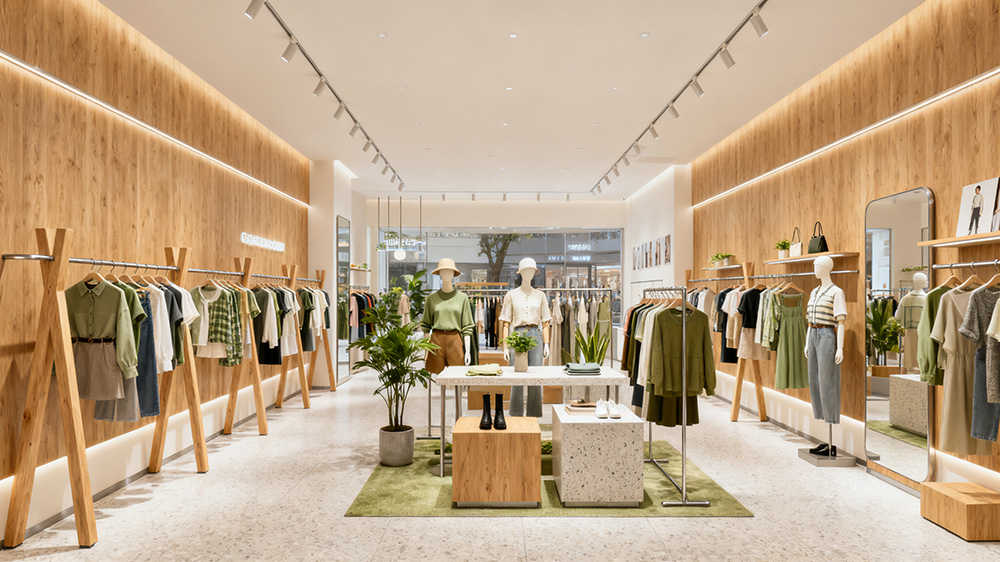 女裝店鋪裝修選什么風(fēng)格和色調(diào)好看？