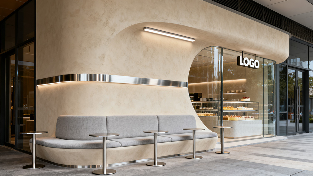 第4張蛋糕店門頭裝修設(shè)計效果圖